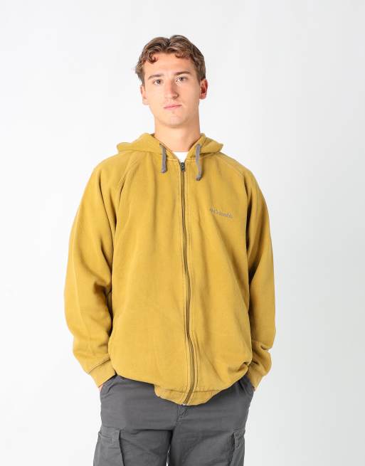 Vintage Columbia xxl hoodie in mustard yellow