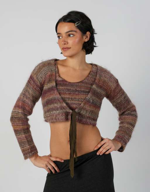 Vintage Come il mane XS cardigan in multi colured, 3 of 4