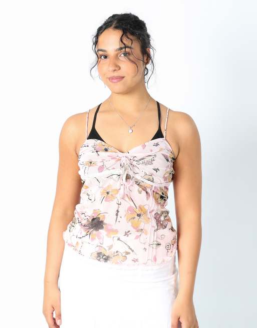 Vintage Comma M cami baby pink