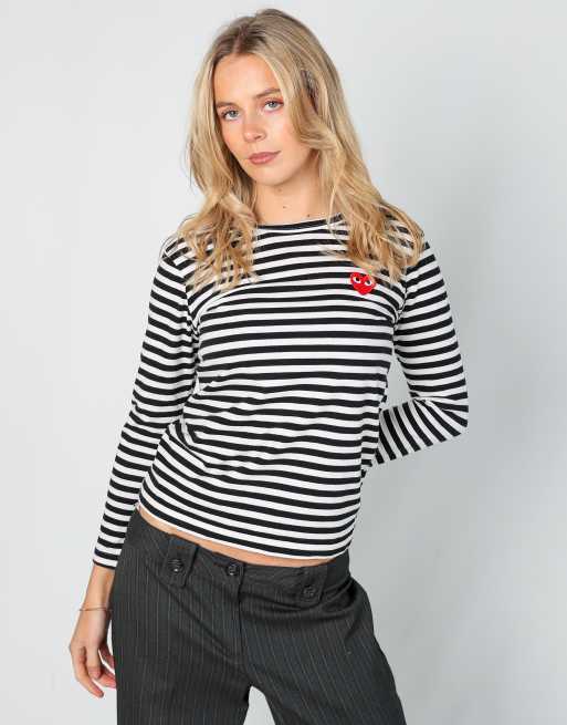 Vintage Comme des Garcons S long sleeve top in white