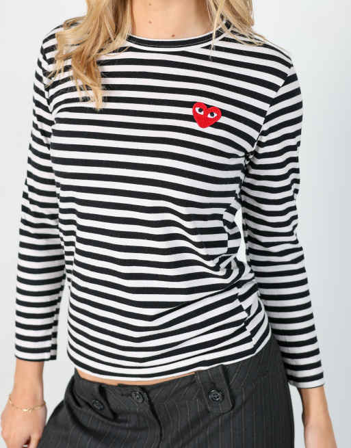 Vintage Comme des Garcons S long sleeve top in white | ASOS