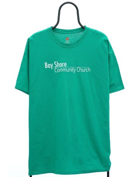 Vintage Community Church size XL tshirt in green - view 1