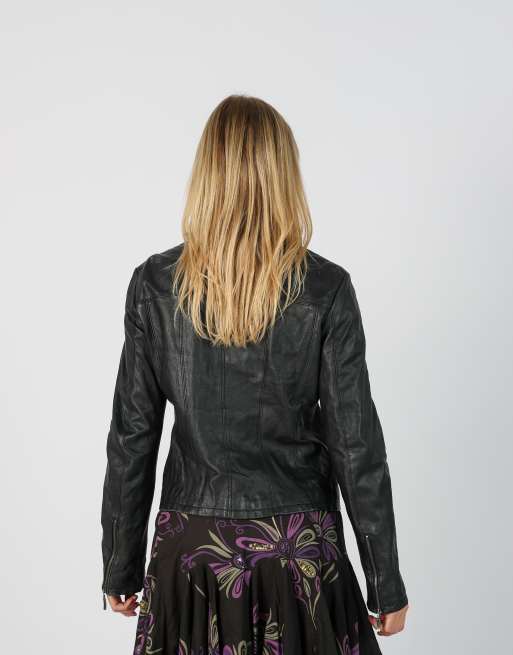 Vintage Conbipel S leather jacket in black, 2 of 4