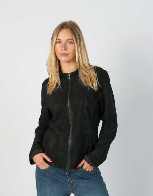 Vintage Conbipel S leather jacket in black, 1 of 4
