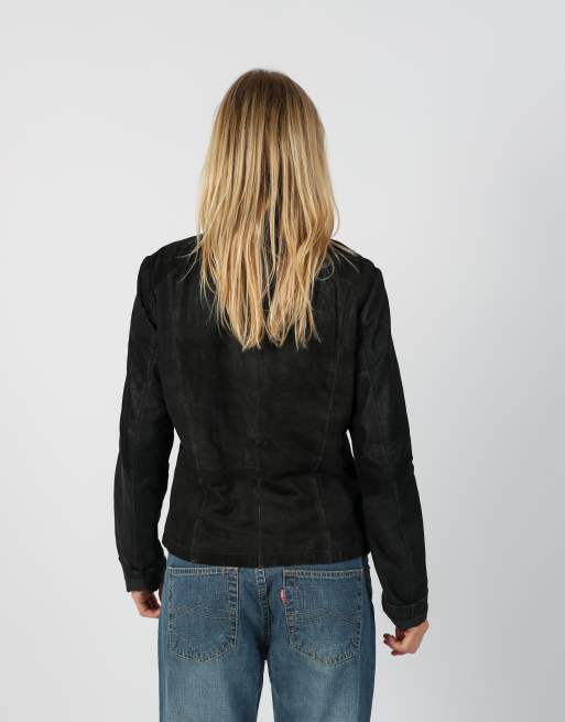 Vintage Conbipel S leather jacket in black, 2 of 4