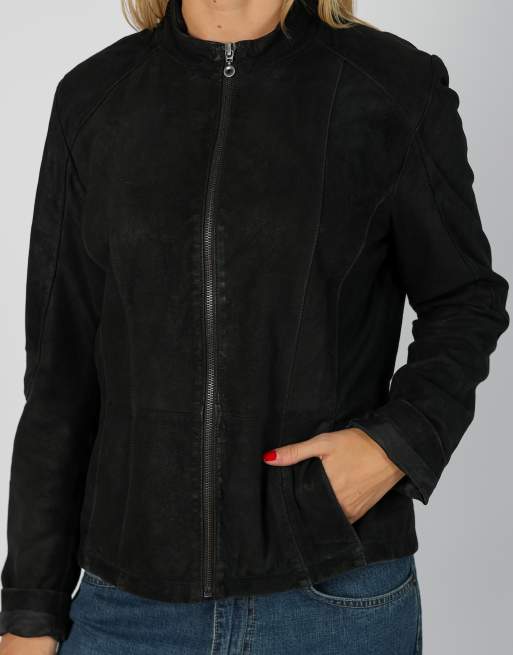 Vintage Conbipel S leather jacket in black, 4 of 4