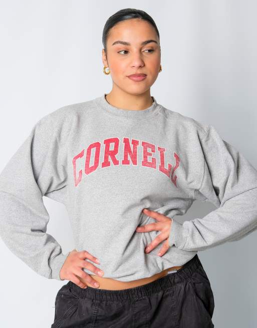 Vintage Cornell M Sweatshirt Grey