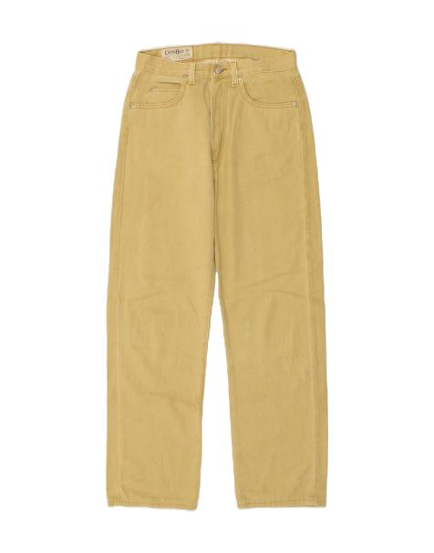 Vintage Cotton Belt Size W30 L36 Straight Jeans in Beige - view 1