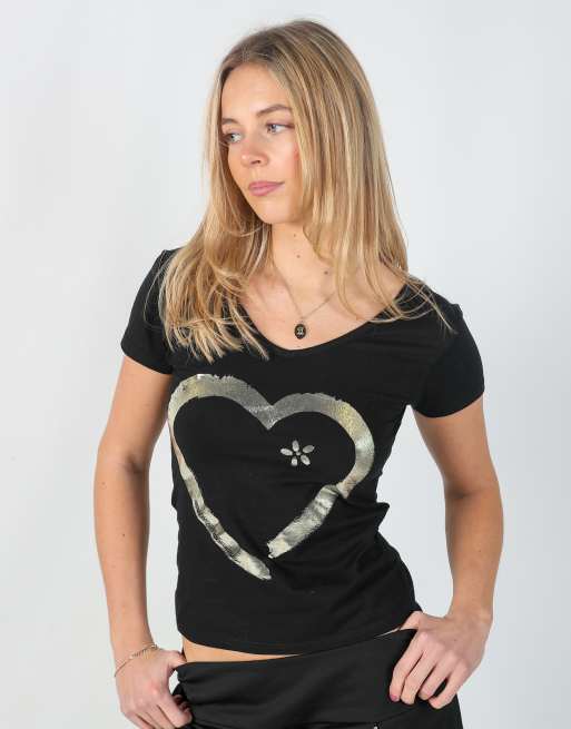 Vintage Coveri S baby tee in black, 3 of 4
