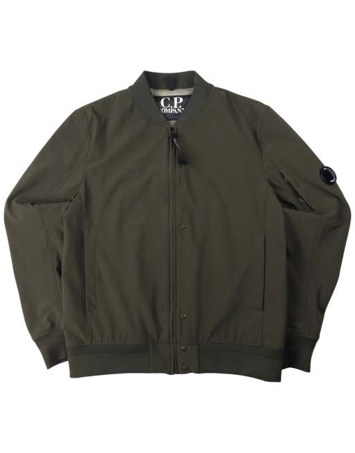 Vintage CP Company bomber soft shell jacket size m in khaki