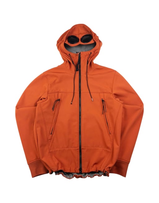 Vintage CP Company&nbsp;goggle hood shell jacket size s in orange
