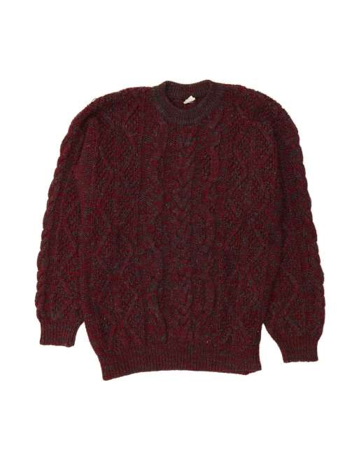 Vintage Crew Neck Jumper Sweater 2XL In Red Flecked