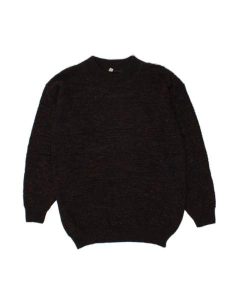 Vintage Crew Neck Jumper Sweater It 48/50 Medium In Blue Flecked - view 1