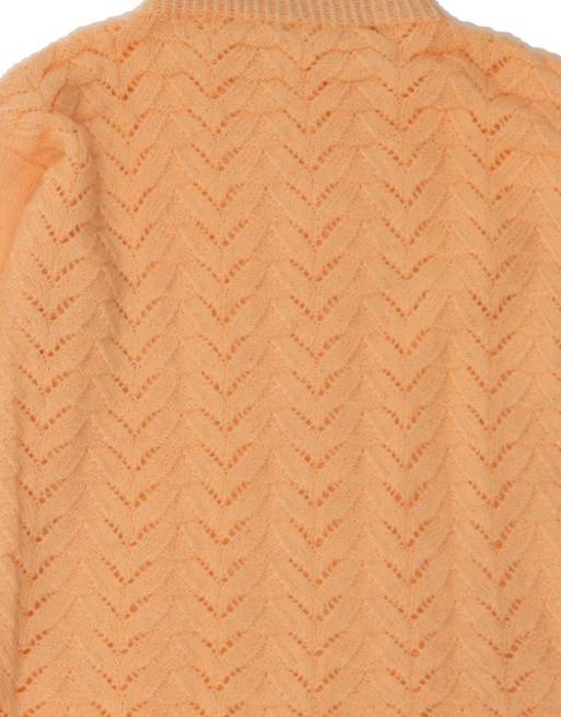 Vintage Crew Neck Jumper Sweater UK 16 Large In Orange, 4 of 4