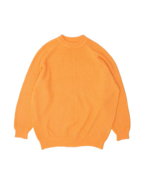 Vintage Crew Neck Jumper Sweater UK 22/24 3XL In Orange - view 1