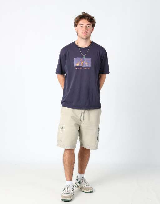 Vintage Croft and Barrow 36x69 canvas cargo shorts in tan, 2 of 4