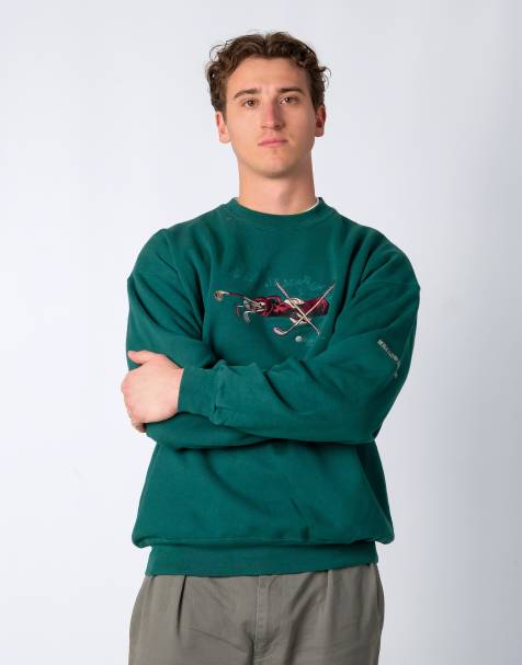 Vintage Cross Creek L Sweatshirt Dark Green - view 1