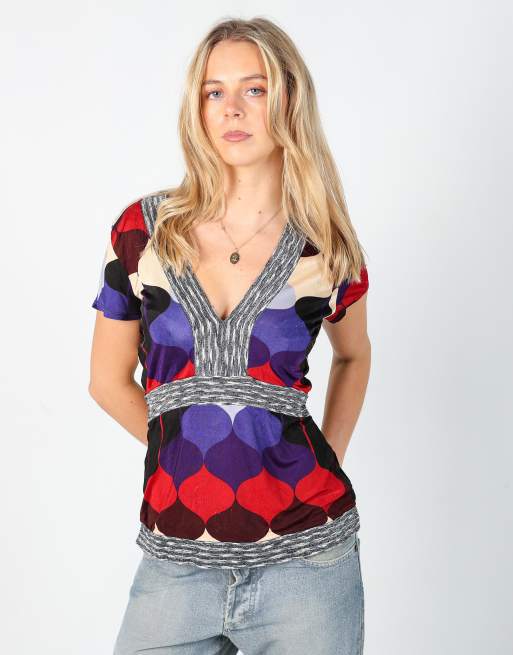Vintage Custo Barcelona S cami in purple, 3 of 4