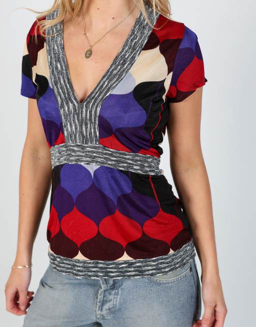 Vintage Custo Barcelona S cami in purple, 4 of 4
