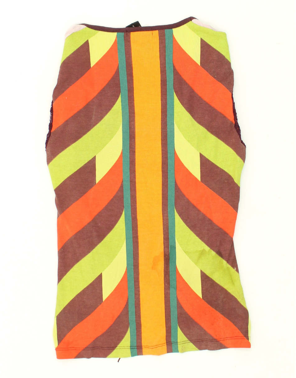 Vintage Custo Barcelona Size L Patchwork Top Long Sleeve in Multicoloured 1