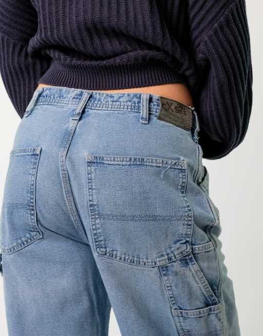 Vintage CXS2i 32x30 Denim Carpenter Baggy Jeans Blue