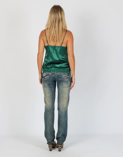 Vintage D. Belfort S straight jeans in blue, 3 of 4