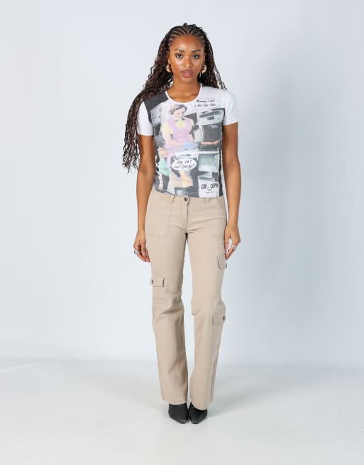 Vintage Dali S cargo pants in beige