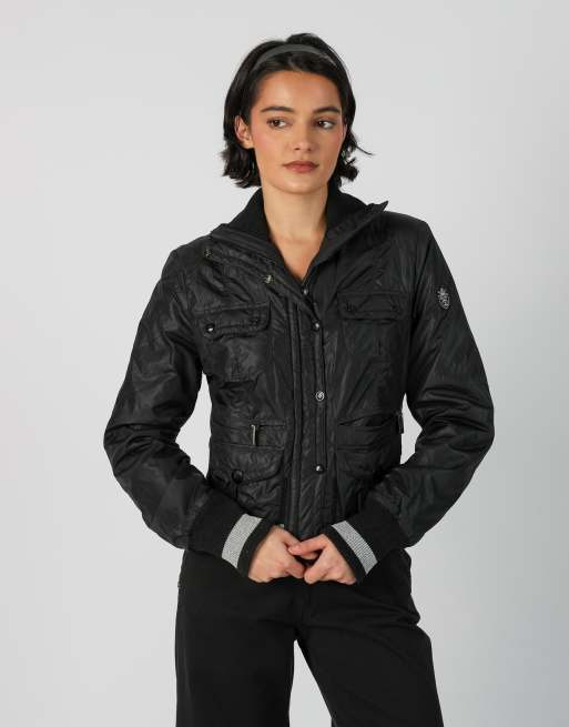 Vintage Datch M bomber jacket in black, 1 of 4