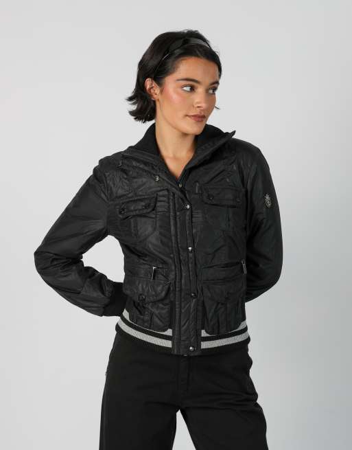 Vintage Datch M bomber jacket in black, 3 of 4