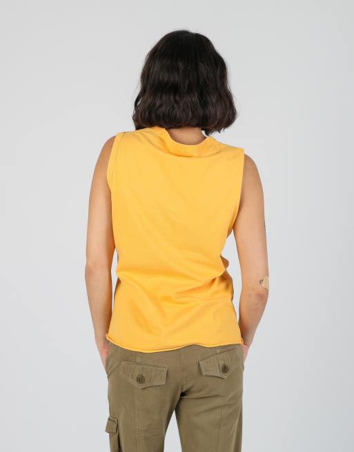 Vintage Datch M woven vest in orange, 2 of 4