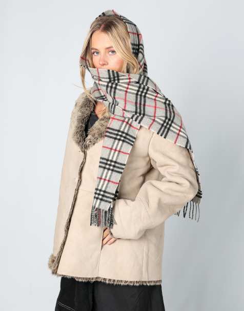 Vintage David Barry M aviator jacket in beige - view 1