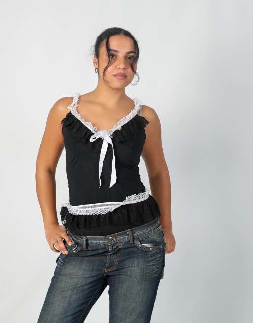 Vintage Delicious M cami in black