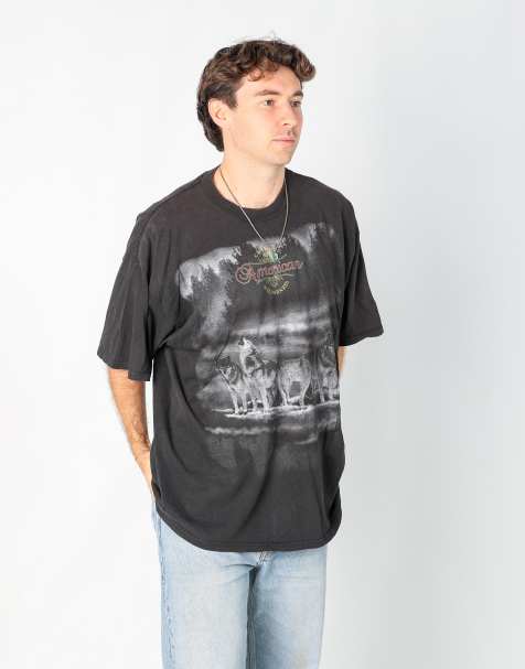 Vintage Delta xxl t-shirt in black - view 1