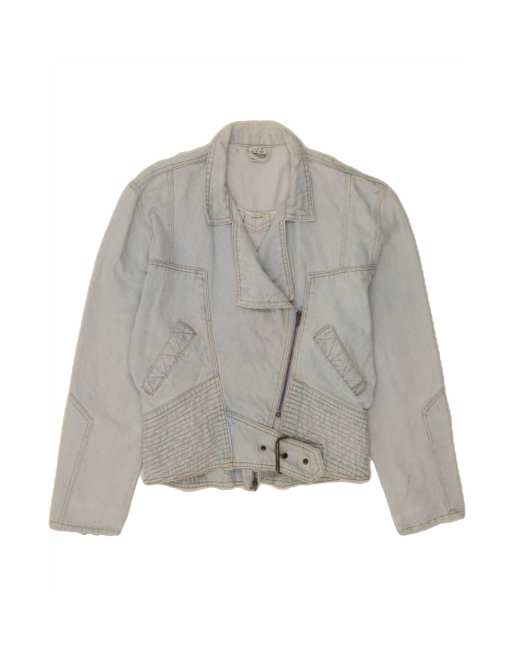 Vintage Denim Jacket EU 42 Large In Blue