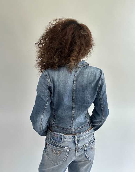 Vintage denim jacket in blue, 2 of 4