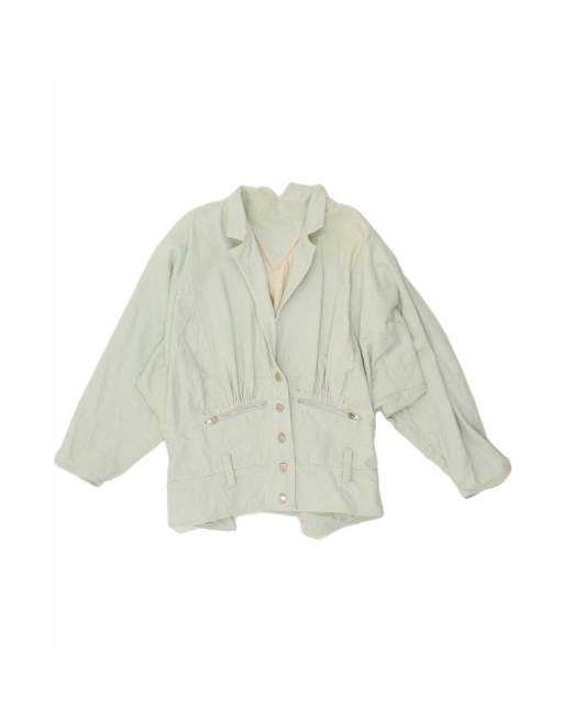 Vintage Denim Jacket It 46 Large In Blue