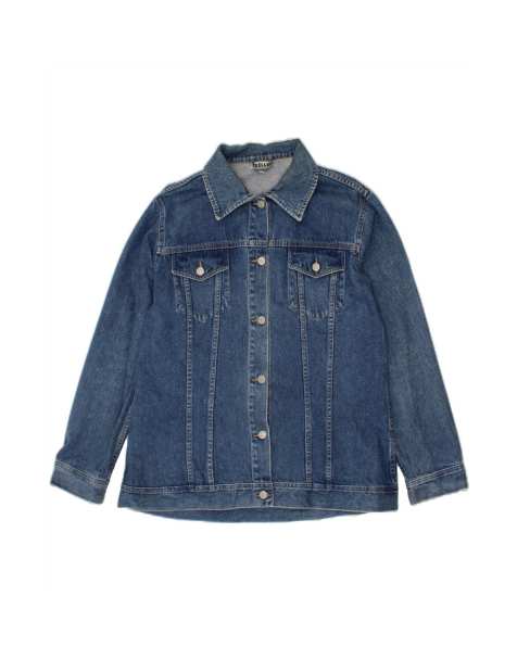 Vintage Denim Jacket It 46 Large In Blue - view 1