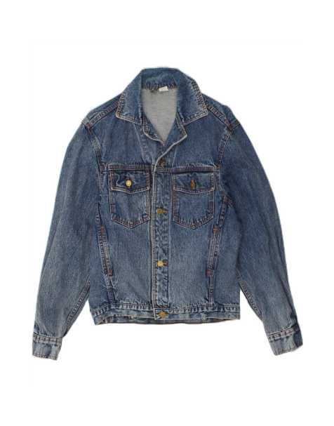 Vintage Denim Jacket It 46 Small In Blue - view 1