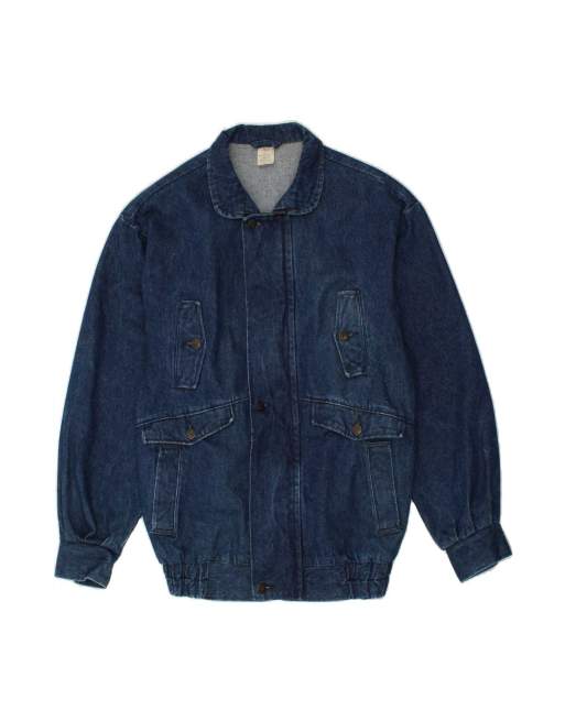 Vintage Denim Jacket It 47 Medium In Blue