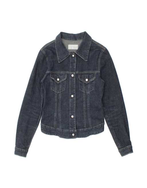 Vintage Denim Jacket UK 12 Medium In Blue