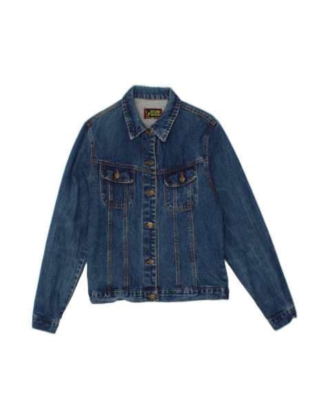 Vintage Denim Jacket UK 14 Large In Blue - view 1