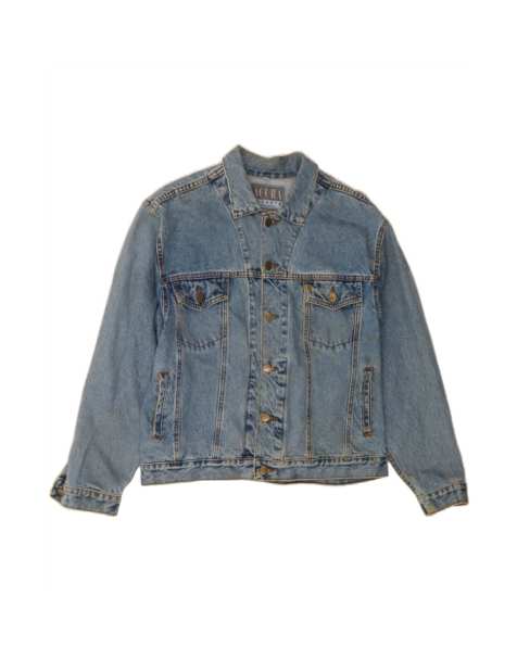 Vintage Denim Jacket UK 14 Medium In Blue - view 1