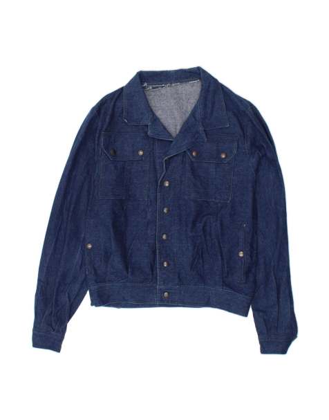Vintage Denim Jacket UK 16 Large In Blue - view 1