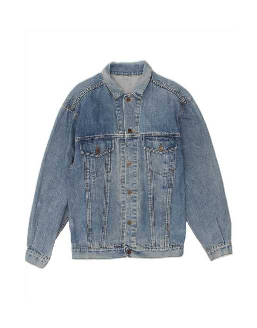 Vintage Denim Jacket UK 34 XS In Blue