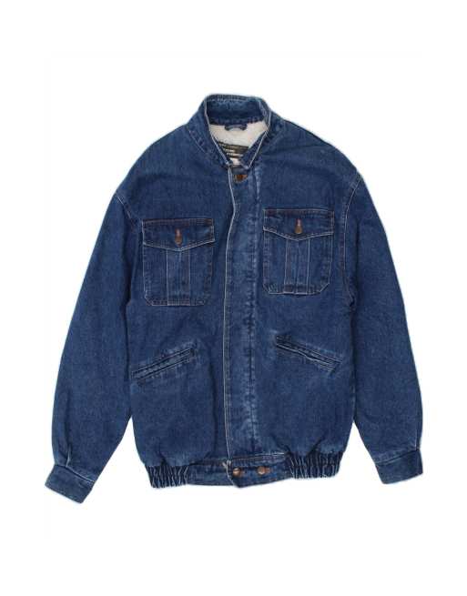 Vintage Denim Jacket UK 36 Small In Blue