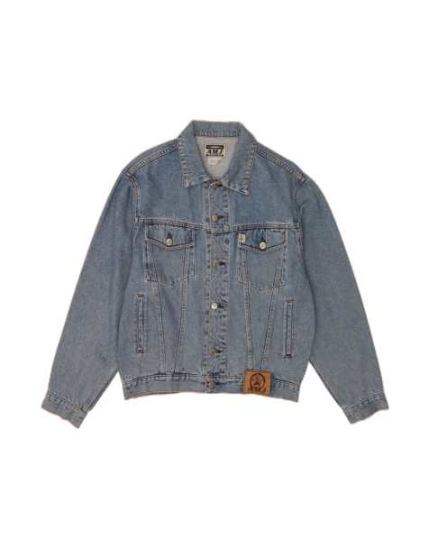 Vintage Denim Jacket UK 36 Small In Blue - view 1