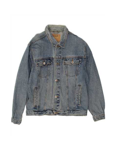 Vintage Denim Jacket UK 38 Medium In Blue - view 1