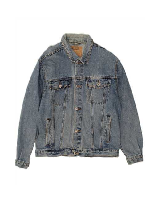 Vintage Denim Jacket UK 38 Medium In Blue