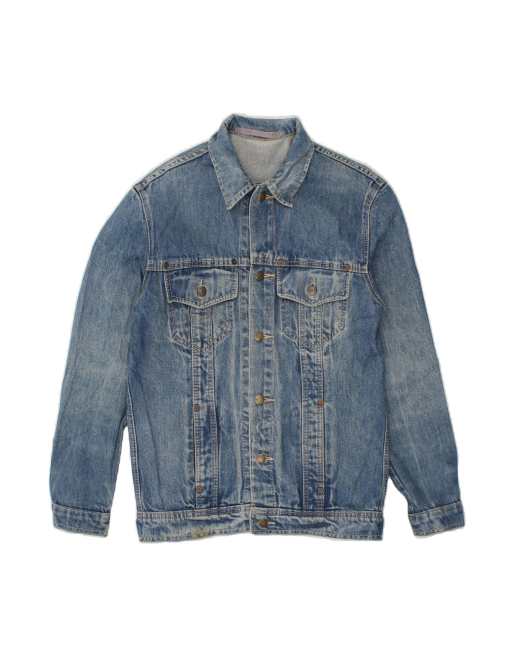 Vintage Denim Jacket UK 38 Medium In Blue