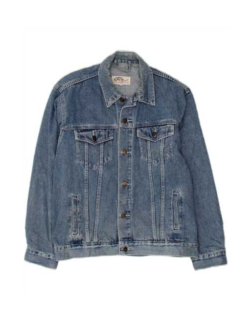 Vintage Denim Jacket UK 38 Medium In Blue